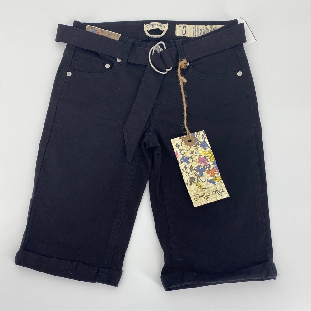 NWT Indigo Rein Navy Bermuda Shorts - Size 0